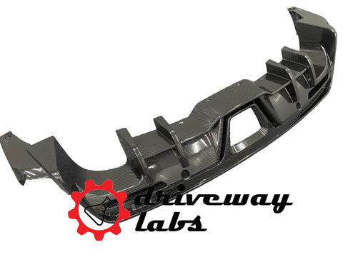 Driveway Labs Pre-Preg Carbon Fiber Rear Bumper Valance/Diffuser for 2020+ a90/a91 Toyota Supra