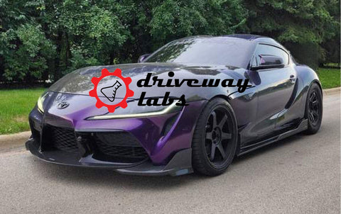 Driveway Labs Pre-Preg Carbon Fiber Front Lip for 2020+ a90/a91 Toyota Supra